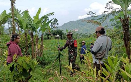 Babinsa Berikan Pendampingan Guna Sukseskan Program PTSL