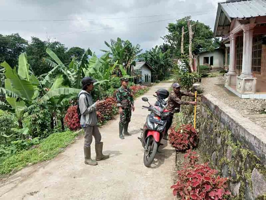 Babinsa Ikut Sukseskan Program Ptsl