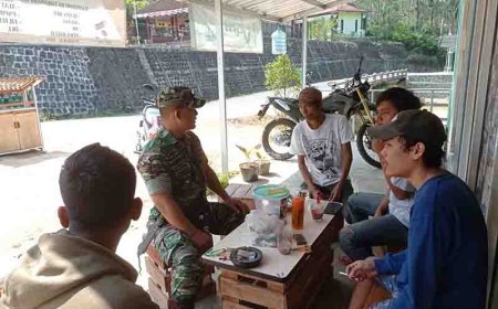 WUJUD SINERGITAS,BABINSA KOMSOS DENGAN MASYARAKAT DESA BINAAN