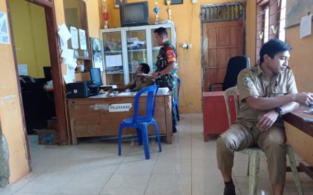 PERERAT SINERGITAS,BABINSA KOMSOS DENGAN PERANGKAT DESA