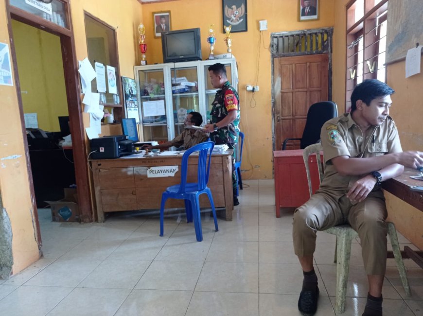 PERERAT SINERGITAS,BABINSA KOMSOS DENGAN PERANGKAT DESA