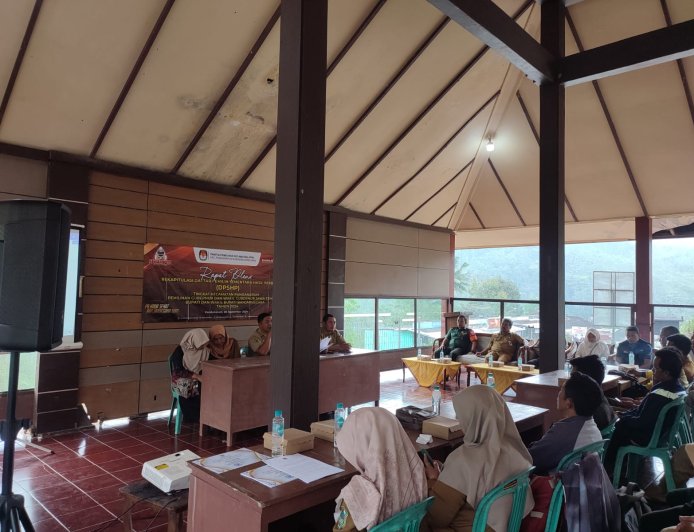 DANPOSRAMIL HADIRI RAPAT PLENO TERBUKA REKAPITULASI DAFTAR PEMILIH SEMENTARA HASIL PERBAIKAN (DPSHP)