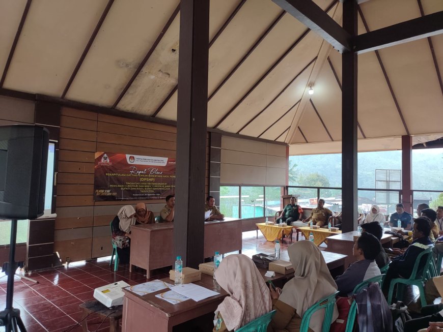 DANPOSRAMIL HADIRI RAPAT PLENO TERBUKA REKAPITULASI DAFTAR PEMILIH SEMENTARA HASIL PERBAIKAN (DPSHP)